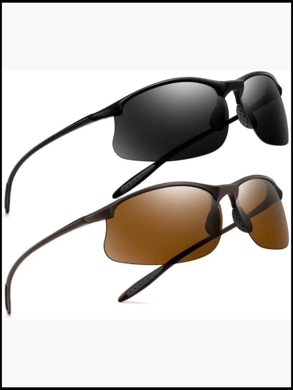 TR90 Ultra-lightweight Sports Sunglasses with HD Polarized UV400 Protection